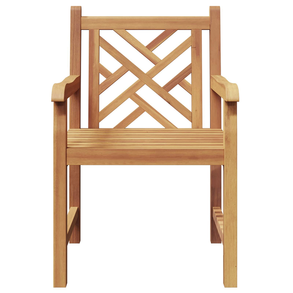 Garden Chair 2 pcs 60 x 58 x 90 cm Solid Teak Wood