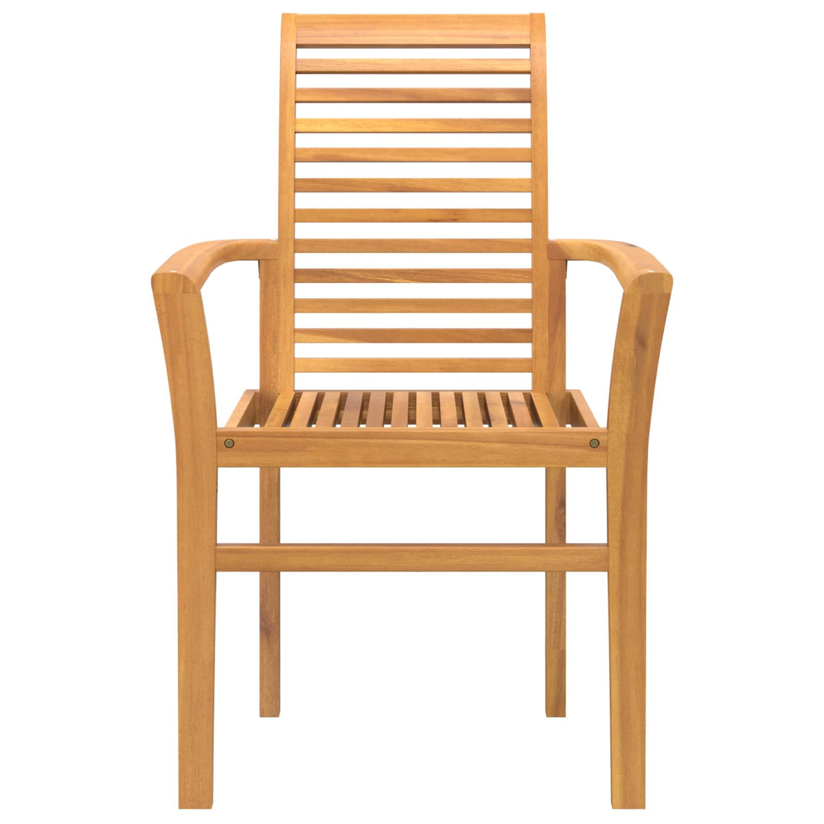 Dining Chair 4 pcs Brown 62 x 55 x 94 cm Solid Teak Wood