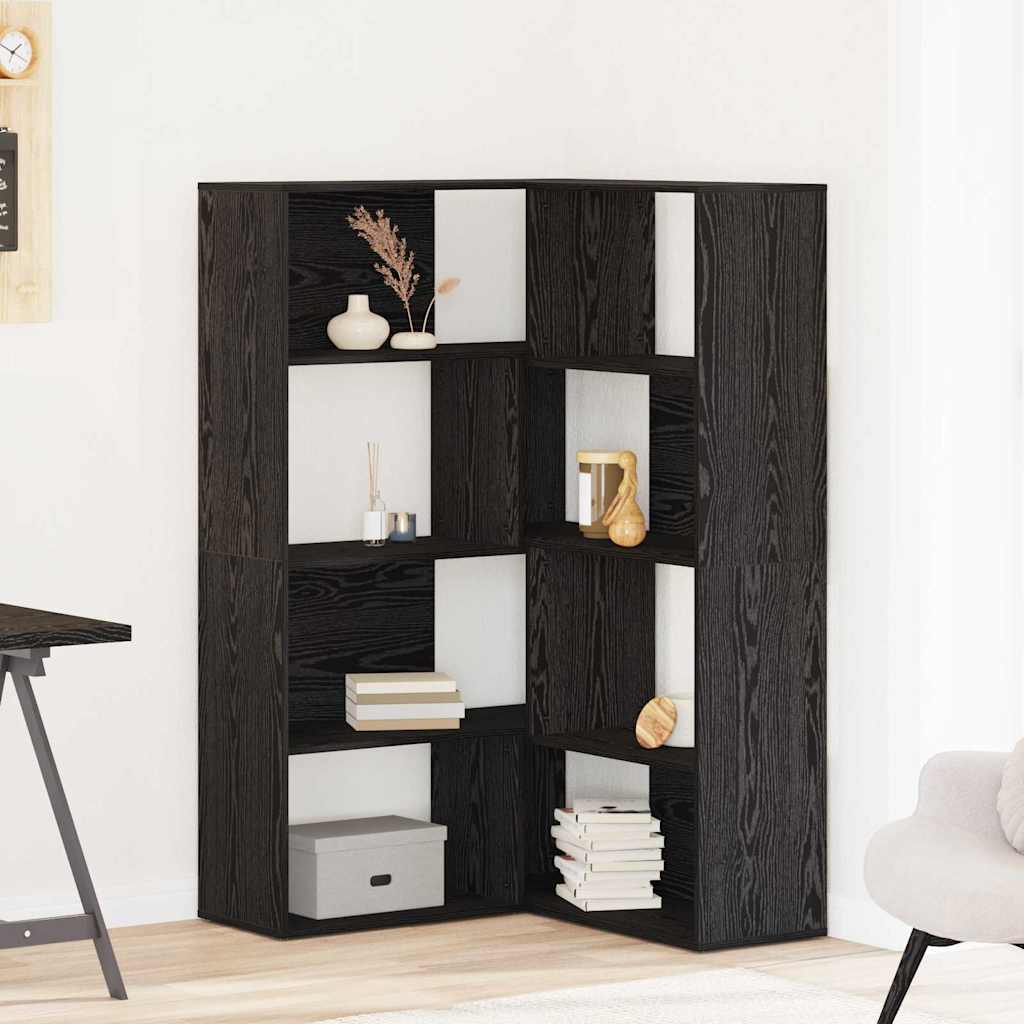 Wardrobe 2 pcs Black Oak 85 x 85 x 140 cm Engineered Wood