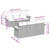 Garden Sofa Set 7 pcs Grey Poly rattan