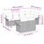 Garden Sofa Set with Cushion 7 pcs Grey Poly rattan