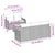 Garden Sofa Set 6 pcs Grey Poly rattan