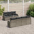 Garden Sofa Set 8 pcs Grey 55 x 55 x 37 cm Poly rattan
