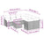 Garden Sofa Set 9 pcs Grey 55 x 55 x 37 cm Poly rattan