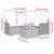 Garden Sofa Set with Cushion 5 pcs Black Poly rattan