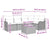 Garden Sofa Set with Cushion 6 pcs Grey Poly rattan