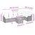Garden Sofa Set with Cushion 7 pcs Grey Poly rattan