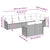 Garden Sofa Set with Cushion 8 pcs Black Poly rattan