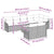 Garden Sofa Set with Cushion 9 pcs Grey Poly rattan