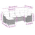 Garden Sofa Set with Cushion 6 pcs Black Poly rattan
