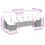 Garden Sofa Set with Cushion 7 pcs Black Poly rattan