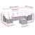 Garden Sofa Set with Cushion 8 pcs Black Poly rattan