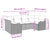 Garden Sofa Set with Cushion 6 pcs Grey Poly rattan