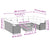 Garden Sofa Set with Cushion 10 pcs Grey Poly rattan