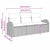 Garden Sofa Set with Cushion 3 pcs Black Poly rattan