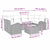 Garden Sofa Set 7 pcs Black 55 x 55 x 37 cm Poly rattan