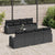 Garden Sofa Set 7 pcs Black 55 x 55 x 37 cm Poly Rattan
