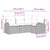 Garden Sofa Set with Cushion 4 pcs Black Poly rattan