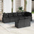Garden Sofa Set 8 pcs 289 x 124 x 85 cm Poly rattan