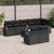 Garden Sofa Set 9 pcs 289 x 124 x 85 cm Poly rattan