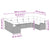 Garden Sofa Set 9 pcs Black Poly rattan