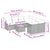 Garden Sofa Set with Cushion Manual 9 pcs Grey 55 x 55 x 37 cm