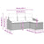 Garden Sofa Set 4 pcs Grey Poly rattan
