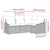 Garden Sofa Set 4 pcs Grey Poly rattan