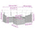 Garden Sofa Set 5 pcs Black Poly rattan