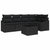 Garden Sofa Set 6 pcs Black Poly rattan