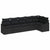 Garden Sofa Set 6 pcs Black Poly rattan