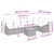 Garden Sofa Set 7 pcs Black Poly rattan