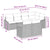 Garden Sofa Set 7 pcs Grey Poly rattan
