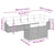 Garden Sofa Set 8 pcs Grey Poly rattan