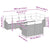 Garden Sofa Set 9 pcs Grey Poly rattan