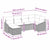 Garden Sofa Set 6 pcs Grey Poly rattan