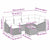Garden Sofa Set 7 pcs Grey Poly rattan