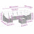 Garden Sofa Set 8 pcs Black Poly rattan