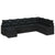 Garden Sofa Set 8 pcs Black Poly rattan