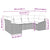 Garden Sofa Set 6 pcs Grey Poly rattan