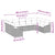 Garden Sofa Set 9 pcs Grey Poly rattan