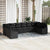Garden Sofa Set 10 pcs Black Poly rattan