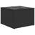 Garden Sofa Set with Cushion 7 pcs Black 294 x 62 x 69 cm