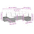 Garden Sofa Set with Cushion 6 pcs Black Poly rattan