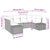 Garden Sofa Set with Cushion 6 pcs Black Poly rattan