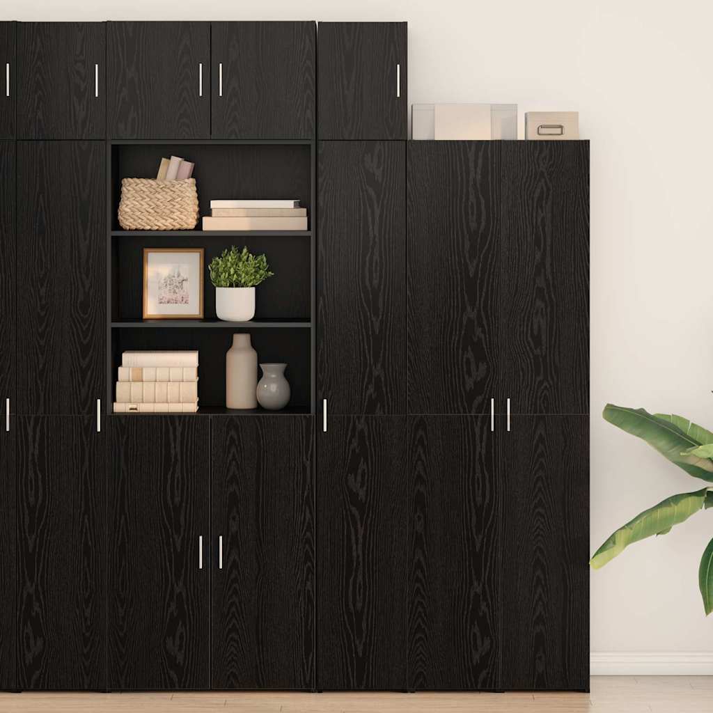 Wall-Mounted Cabinet Black Oak 30 x 42.5 x 39.5 cm