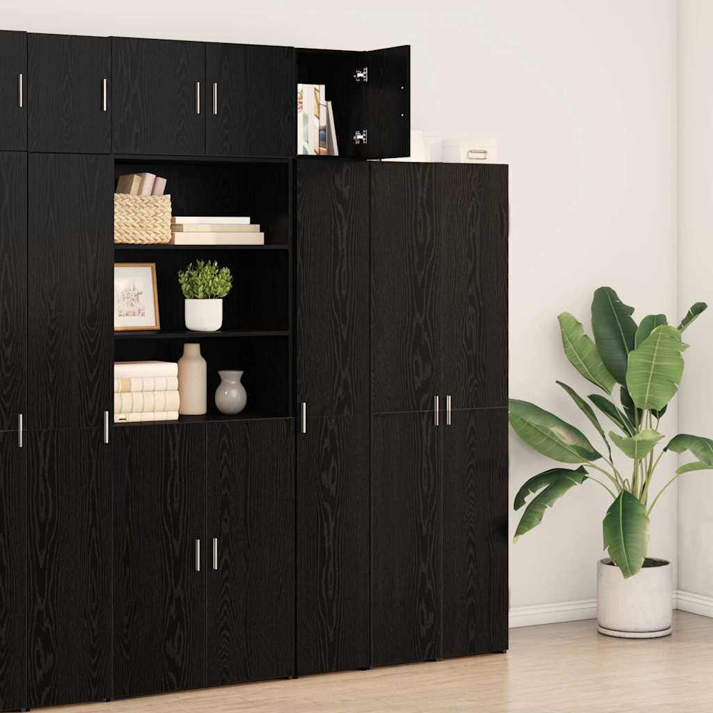 Wall-Mounted Cabinet Black Oak 30 x 42.5 x 39.5 cm