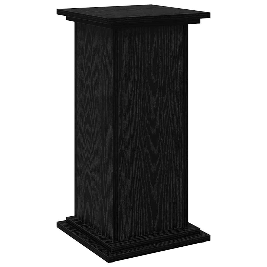 Display Stand Black Oak 31 x 30 x 60 cm Engineered wood
