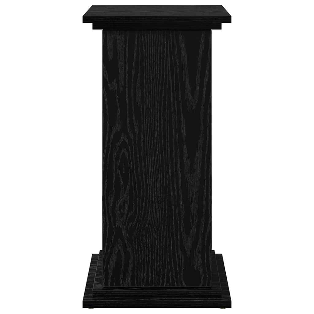 Display Stand Black Oak 31 x 30 x 60 cm Engineered wood