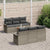 Garden Sofa Set 7 pcs Grey Poly rattan